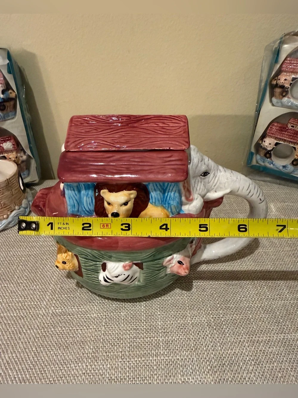 Vintage Wang's International & CBK Noah’s Ark Ceramic Serving Set